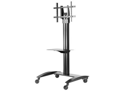 MOBILE TROLLEY 32IN-55IN METAL SELF – Peerless