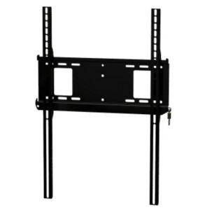 Flat-to-wall security locking mount portrait 37" - 75" max weight 68kg - Black Includes security padlock – Peerless