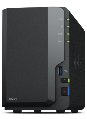 SYNOLOGY 2-BAY DISKSTATION DS223 (DISKLESS) – Synology