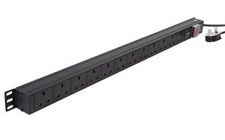 1U PDU UK Input 12 x UK Output – ECoCabs