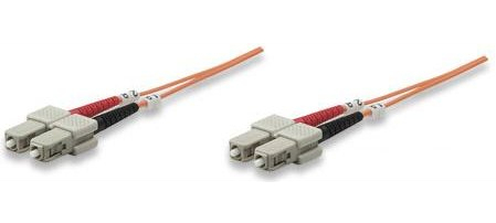 FIBER OPTIC PATCH CABLE MULTI- MODE SC/SC 62.5/125 OM1 1M ORANG – INTELLINET