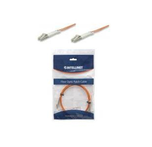 FIBER OPTIC PATCH CABLE MULTI- MODE LC/LC 50/125 OM2 3M ORANGE – INTELLINET