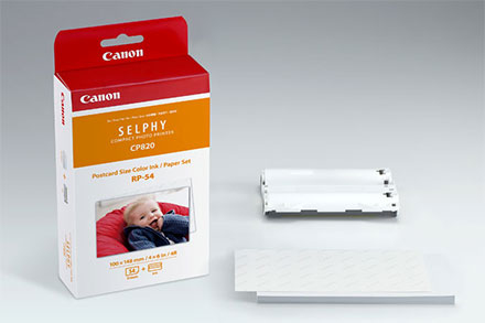 COLOR INK/PAPER SET RP-54, 54 SHEETS – Canon