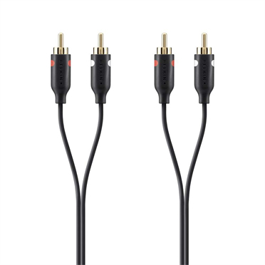 STEREO AUDIO CABLE 2M GOLD CONNECTOR – Belkin Components