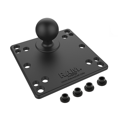 RAM 4.75 SQUARE PLATE C 1.5 BALL – RAM Mounts