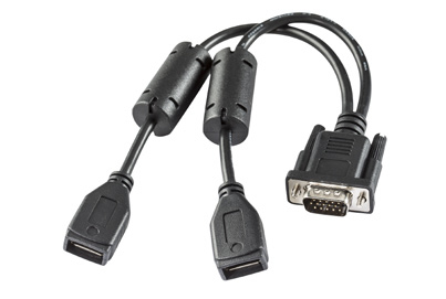 VM3 USB Y CABLE - D15 MALE TO TWO USB TYPE A PLUG HOST 10 CH – Honeywell