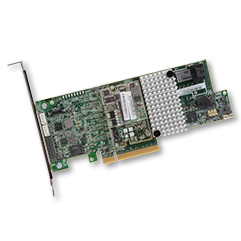 LSI MegaRAID SAS 9361-4i - Storage controller (RAID) - SATA 6Gb/s / SAS 12Gb/s low profile - 12 Gbit/s - RAID 0, 1, 5, 6, 10, 50, 60 - PCIe 3.0 x8 – Broadcom