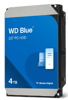 4TB BLUE 256MB 3.5IN SATA 6GB/S 5400RPM – Western Digital