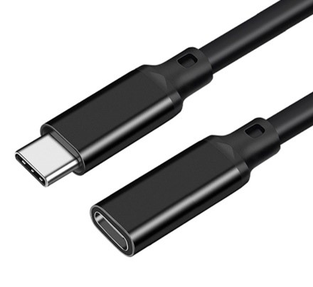 JLC Type C (Male) to Type C (Female) Cable – 20CM - Black – JLC