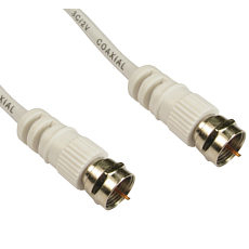 1M CONN M-M 3C2VWHITE CAB+NICKEL – Cables Direct