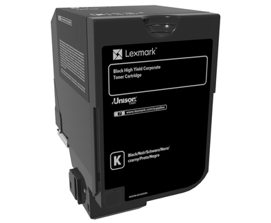 LEXMARK 74C2HKE BLACK TONER – Lexmark International