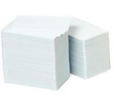 CARD FOOD SAFE PVC 30 MIL BOX OF 500 WHITE/WHITE GLOSSY – Zebra Technologies