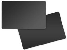 CARD FOOD SAFE PVC 30 MIL 500 BOX BLACK/BLACK MATTE – Zebra Technologies