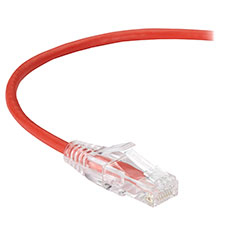Slim-Net Cat6A Patch Cable Red 3FT – Black Box