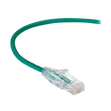 Slim-Net Cat6 Patch Cable Green 1FT – Black Box