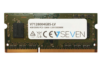4GB DDR3 1600MHZ CL11 NON ECC SO DIMM PC3-12800 1.35V LEG – V7