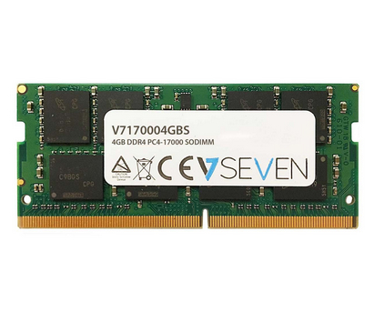 4GB DDR4 2133MHZ CL15 NON ECC SO DIMM PC4-17000 1.2V – V7