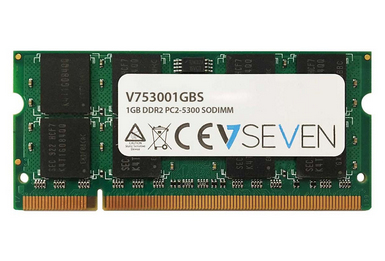 1GB DDR2 667MHZ CL5 NON ECC SO DIMM PC2-5300 1.8V LEG – V7