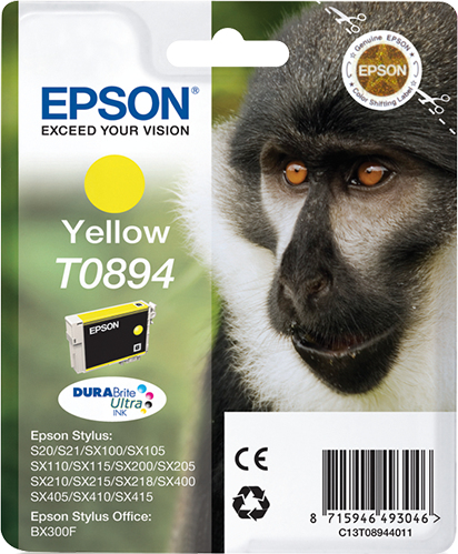 INK CARTRIDGE CYAN DURABRITE F/EPSON STYLUS S22 SX125 – Epson