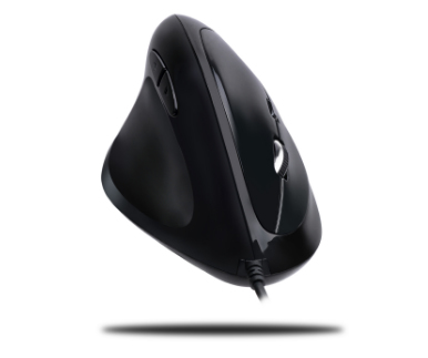 LEFT-HANDED VERTICAL ERGONOMIC PROGRAMABLE GAMG MOUSE WITH AD – Adesso