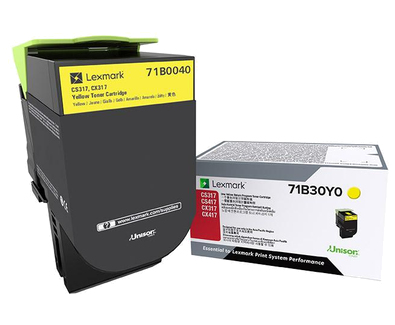 CS/X317 Yellow Non Lexm. Return Toner – Lexmark International