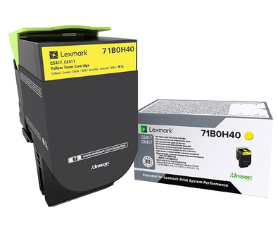 CS/X417 Yellow Non Lexm. Return Toner – Lexmark International