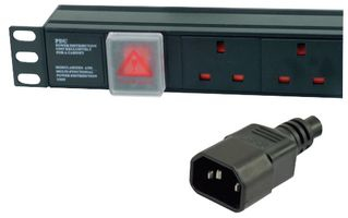 8 Way Vertical UK 13A Switched PDU – Dynamode Systems