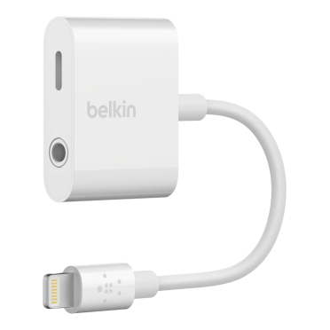 AUDIO CHARGE ROCKSTAR ADAPTER FOR IPHONE 7/7 PLUS WHITE – Belkin Components