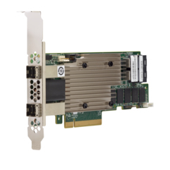 Broadcom MegaRAID 9480-8i8e - Storage controller (RAID) - 16 Channel - SATA 6Gb/s / SAS 12Gb/s / PCIe low profile - 1200 MBps - RAID 0, 1, 5, 6, 10, 50, JBOD, 60 - PCIe 3.1 x8 – Broadcom