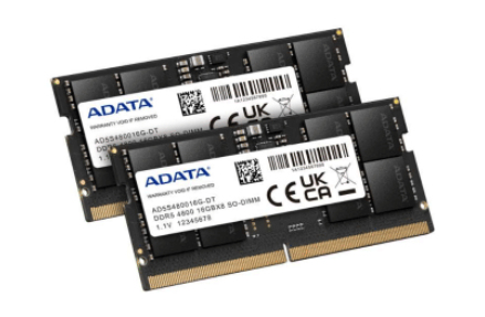 ADATA Premier 32GB DDR5 4800MHz (PC5-38400) CL40 1.1V ECC SODIMM Memory – Adata