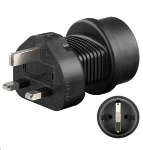 UNIVERSAL ADAPTER UK TO SCHUKO – MicroConnect