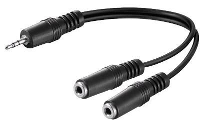 AUDIO 3.5MM - 2 X AUDIO 3.5MM – MicroConnect