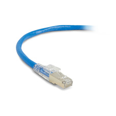 GIGATRUE 3 CAT6A PATCH CORD BLUE 15FT – Black Box