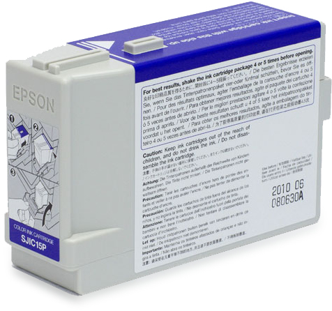 SJIC15P : 3-COLOR FOR TM-C3400 PIGMENT K – Epson