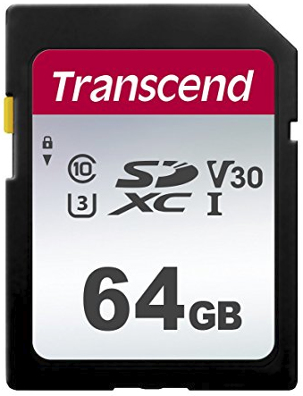 Transcend 300S - Flashgeheugenkaart - 64 GB - Video Class V10 / UHS-I U1 / Class10 - SDXC UHS-I – Transcend Information UK LTD