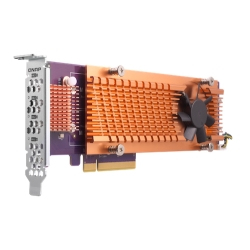 QNAP Quad M.2 (2280) SATA SSD PCIe card – Qnap