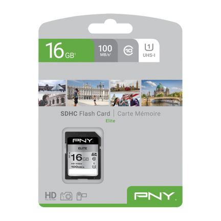 MICRO SD HIGH ELITE HC 16GB SDHC CLASS 10 UHS-I U1 100 MB/S – PNY