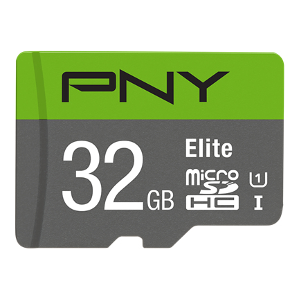 MICRO-SD ELITE 32GB CLASS 10/UHS-I U1 SD ADAPTER – PNY