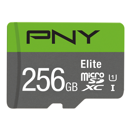 FC 256GB Elite CL10 UHS-1 Micro-SD XC+AD – PNY