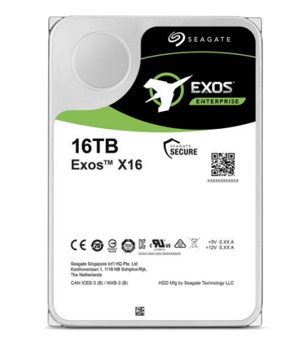 EXOS X1616TB SATA 3.5 7200RPM HELIUM 512E/4KN – Seagate