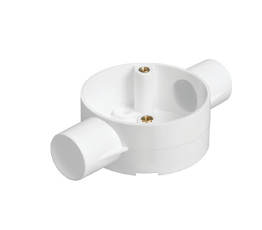TITAN 20MM 2 WAY THROUGH BOX WHITE