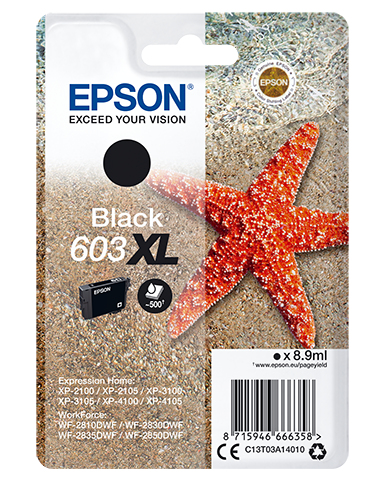 SINGLEPACK BLACK 603XL INK – Epson