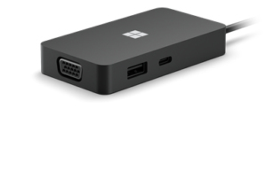 Microsoft USB-C Travel Hub - Dockingstation - USB-C - VGA, HDMI - GigE - commercieel – Microsoft