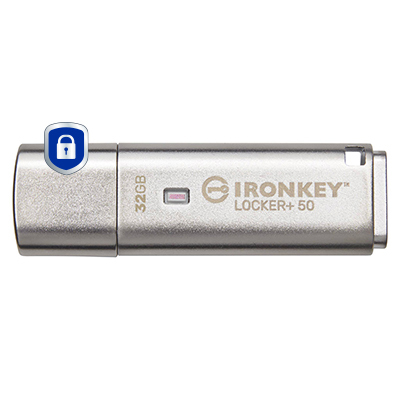 32GB USB 3.2 IronKey Locker+ 50 AES USB – Kingston Technology