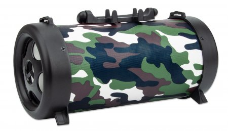CAMOUFLAGE BLUETOOTH SPEAKER FM RADIO MICRO SD READER 3W – INTELLINET