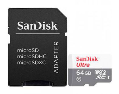 SanDisk 64GB Ultra Lite + SD Adapter – SanDisk