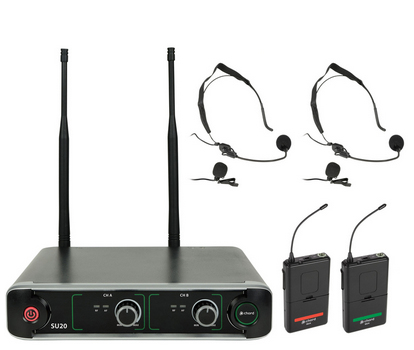 SU20 Compact Dual UHF Microphone Sets – chord