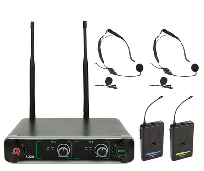 SU20 Compact Dual UHF Microphone Sets – chord