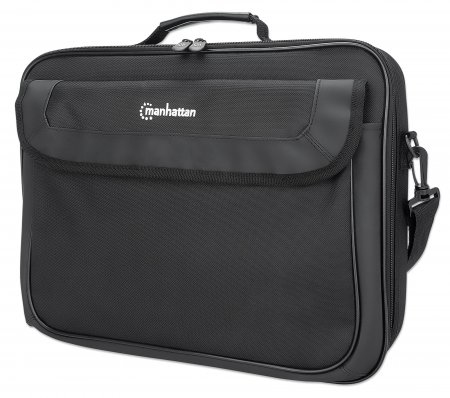 CAMBRIDGE LAPTOP BAG 15.6IN- BLACK CLAMSHELL – INTELLINET