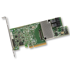 LSI MegaRAID SAS 9361-8i - Storage controller (RAID) - SATA 6Gb/s / SAS 12Gb/s - low profile - 12 Gbit/s - RAID 0, 1, 5, 6, 10, 50, 60 - PCIe 3.0 x8 – Broadcom